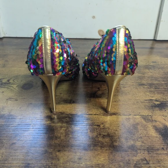 Chinese Laundry Ruthy Sequins Shoes Size 8.5 - Picture 6 of 6